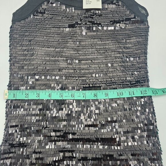 Bodycon Black Party Sequin Dress, XS - Picture 15 of 15